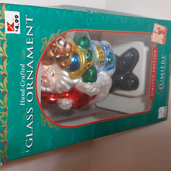 Vintage GLASS CHRISTMAS ORNAMENT 1999 LIMITED EDITION - Picture 5 of 8